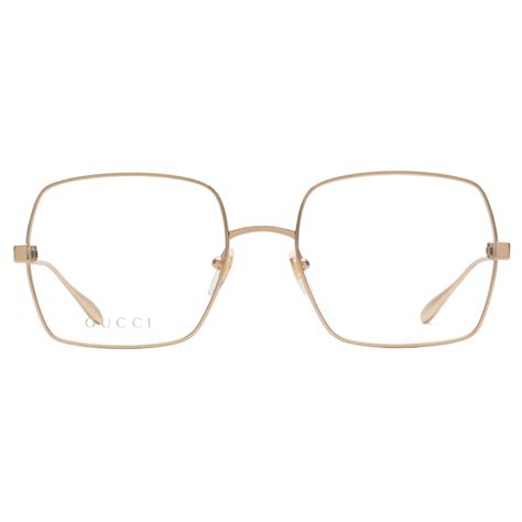 rose gold gucci eyeglasses|Gucci clear and gold glasses.